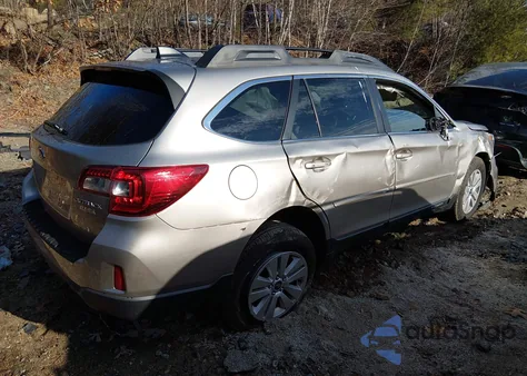 2016 Subaru Outback 2.5I Premium z USA, uszkodzony, nr VIN 4S4BSACC6G3243699